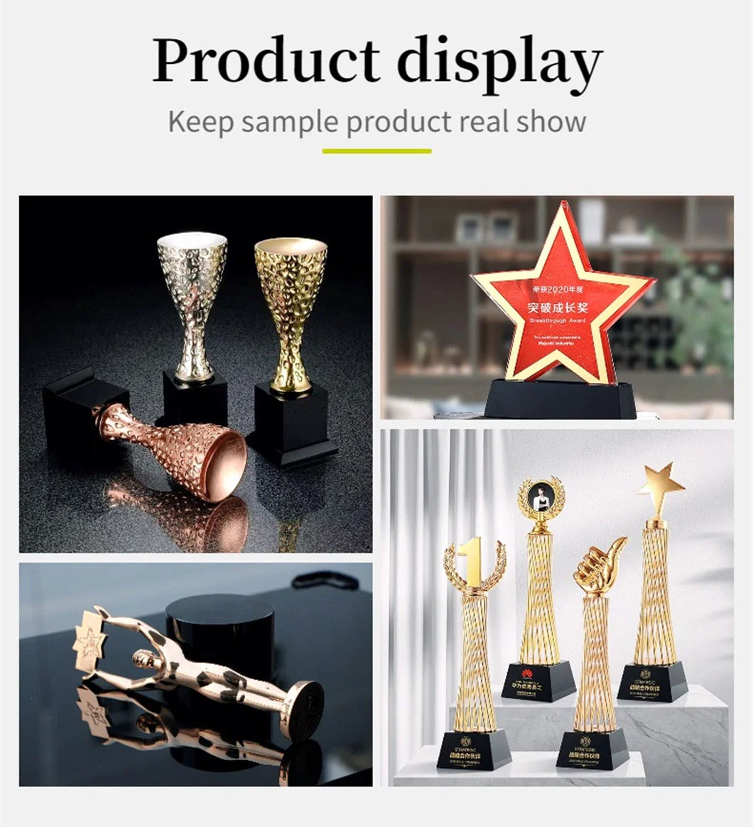 Chinese Manufacturer Jianxin Wholesale Custom Souvenirs Sports World Table Tennis Football Basketball Volleyball Boxing Weightlifting Events Metal Trophies