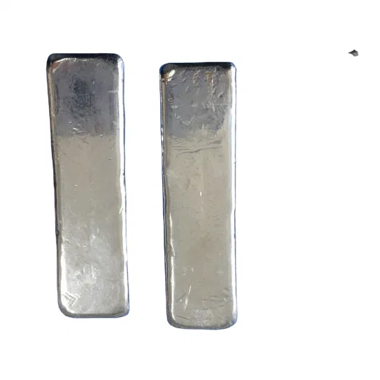 Factory Prices Silvery White Fusible Sparse Indium Metal Ingot 4n5 Indium Ingot