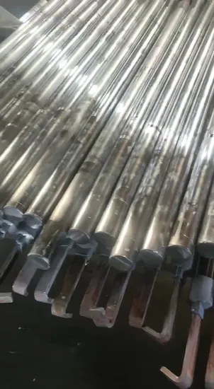 Lead Tin Sn Alloy Rod Anode Plating Rods for Hard Chrome Plating 