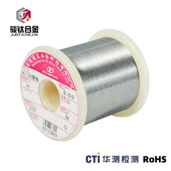 Nickel Chronme Alloy Cr20ni80 for 0.035mm Resistance Wire 