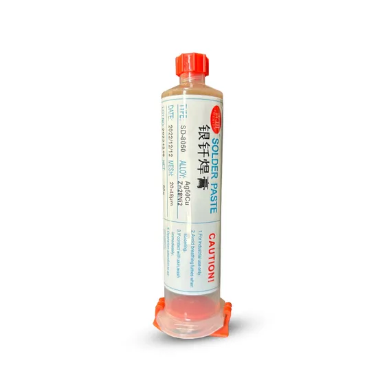 Needle Barrel Type 50% Silver Low Melting Point Solder Brazing Based 50g 
